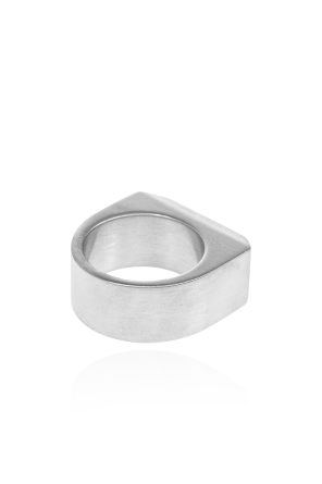 Rick Owens Signet ring with crystal