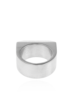 Rick Owens Signet ring with crystal