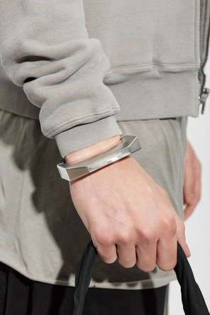 Rick Owens Pulseira com pirâmide de cristal