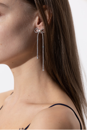 Pendientes largos con cristales brillantes od Self-Portrait