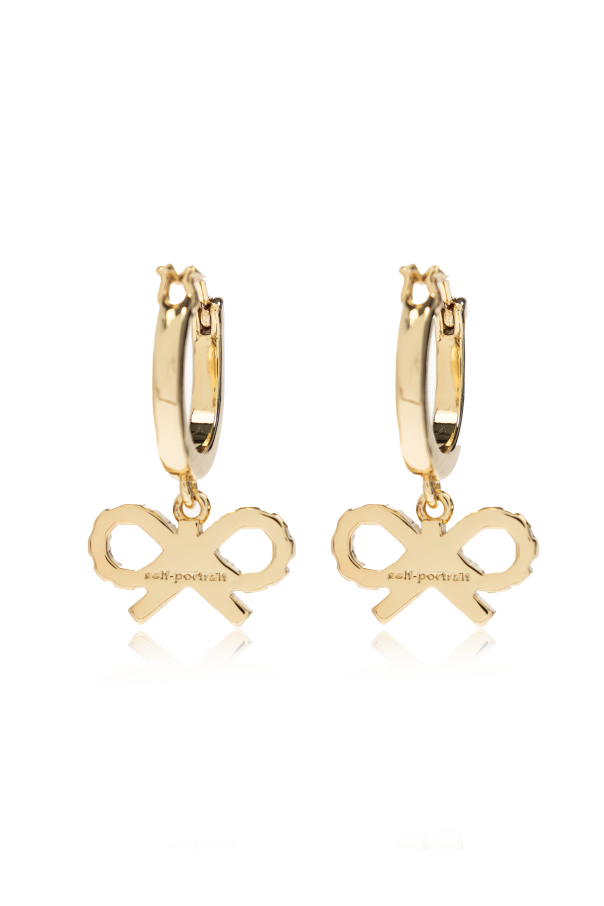 Self-Portrait Pendientes con cristales brillantes