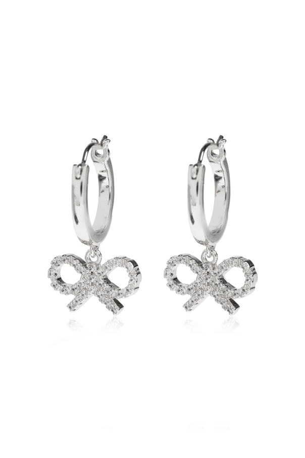 Earrings with shimmering crystals od Self-Portrait