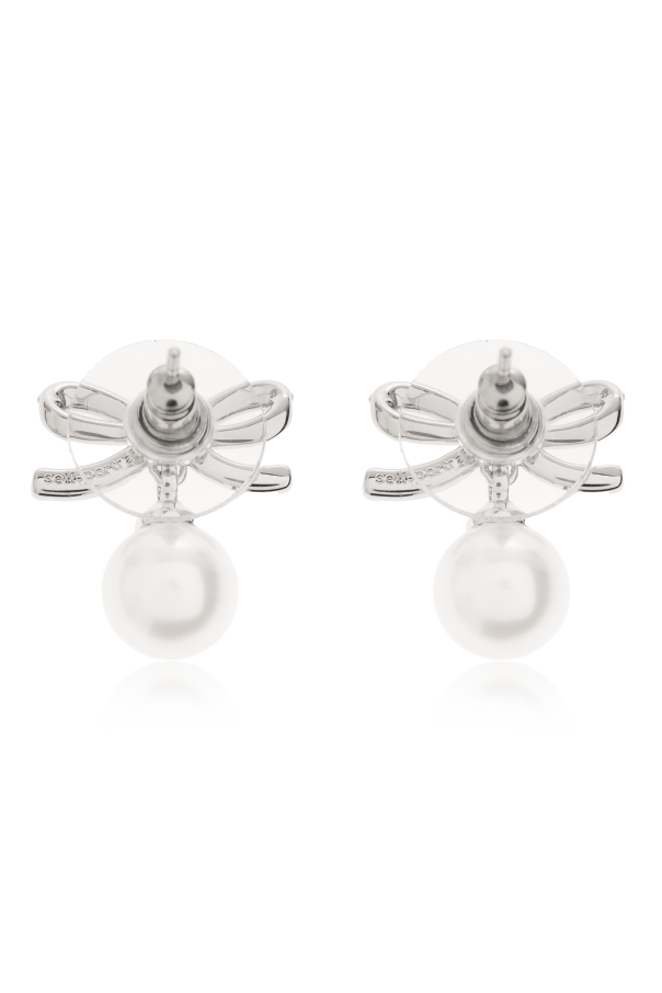 Self-Portrait Pendientes con cristales brillantes