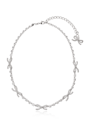 Collar con cristales brillantes