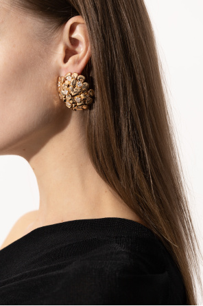 Pendientes con motivo floral od Self-Portrait