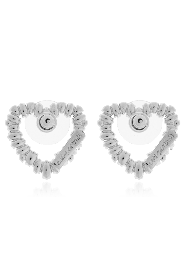 Self-Portrait Brincos em forma de coração