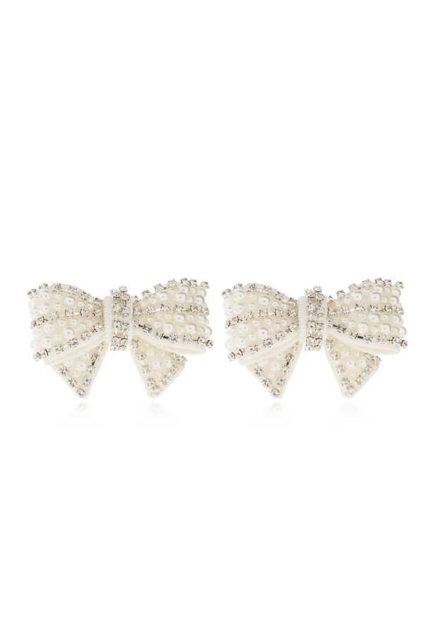 Self-Portrait Pendientes con cristales brillantes