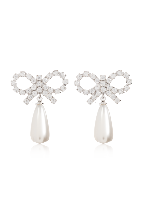 Earrings with shimmering crystals od Self-Portrait