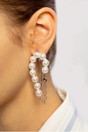 Kolczyki z aplikacją od MM6 Maison Margiela