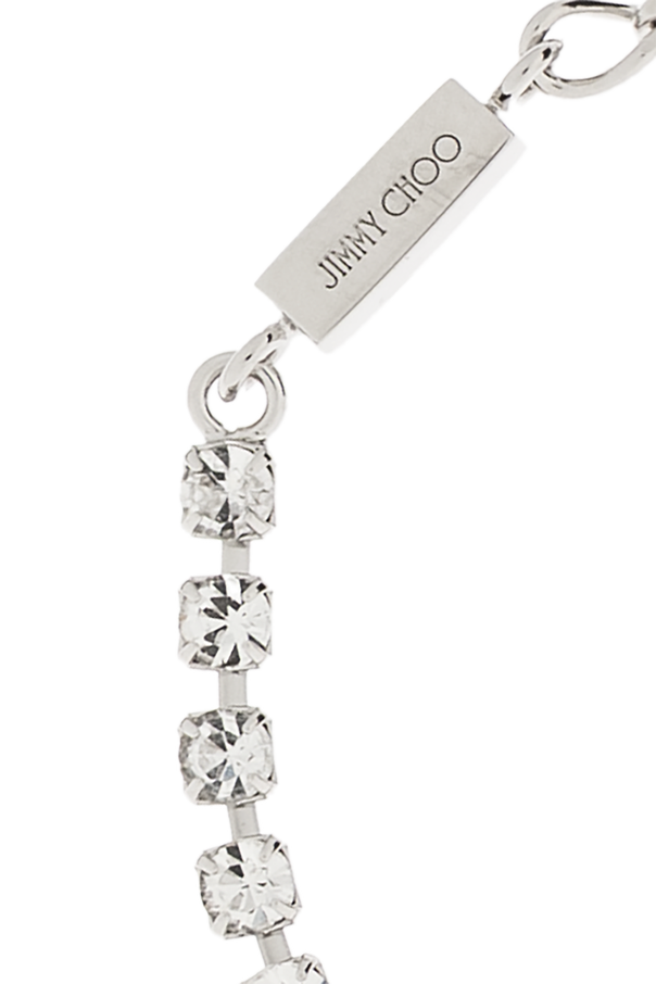 Jimmy Choo Armband mit glänzenden Kristallen