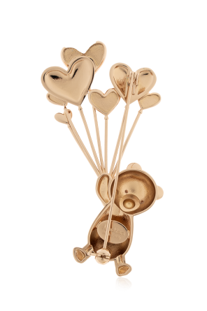 Max Mara Broche con motivo de osito con cristales brillantes