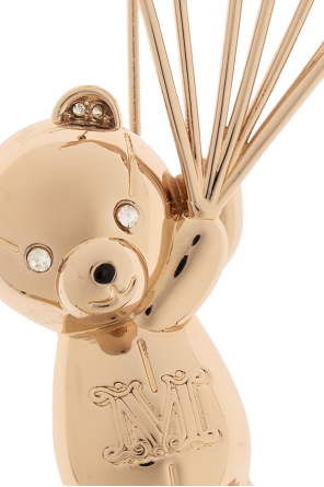 Max Mara Broche con motivo de osito con cristales brillantes