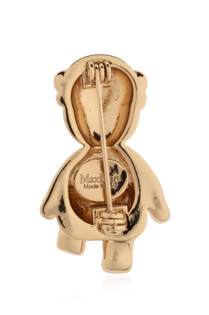 Max Mara Bear-shaped brooch