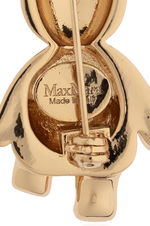 Max Mara Bear-shaped brooch