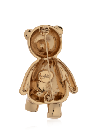 Max Mara Bear-shaped brooch