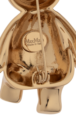 Max Mara Bear-shaped brooch