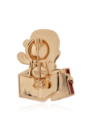 Max Mara Teddy bear-shaped brooch
