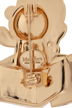 Max Mara Teddy bear-shaped brooch