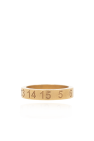 Maison Margiela GOLD Silver ring with logo