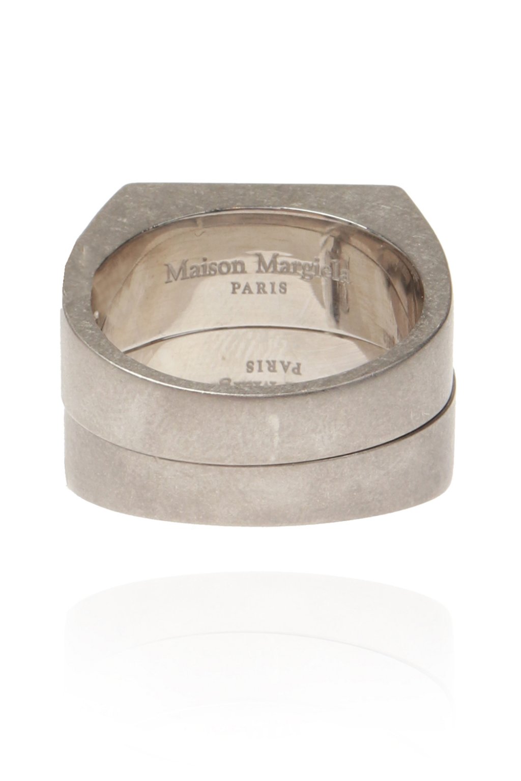 Maison Margiela Set of two silver rings