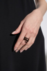 Maison Margiela BLACK Logo-engraved ring