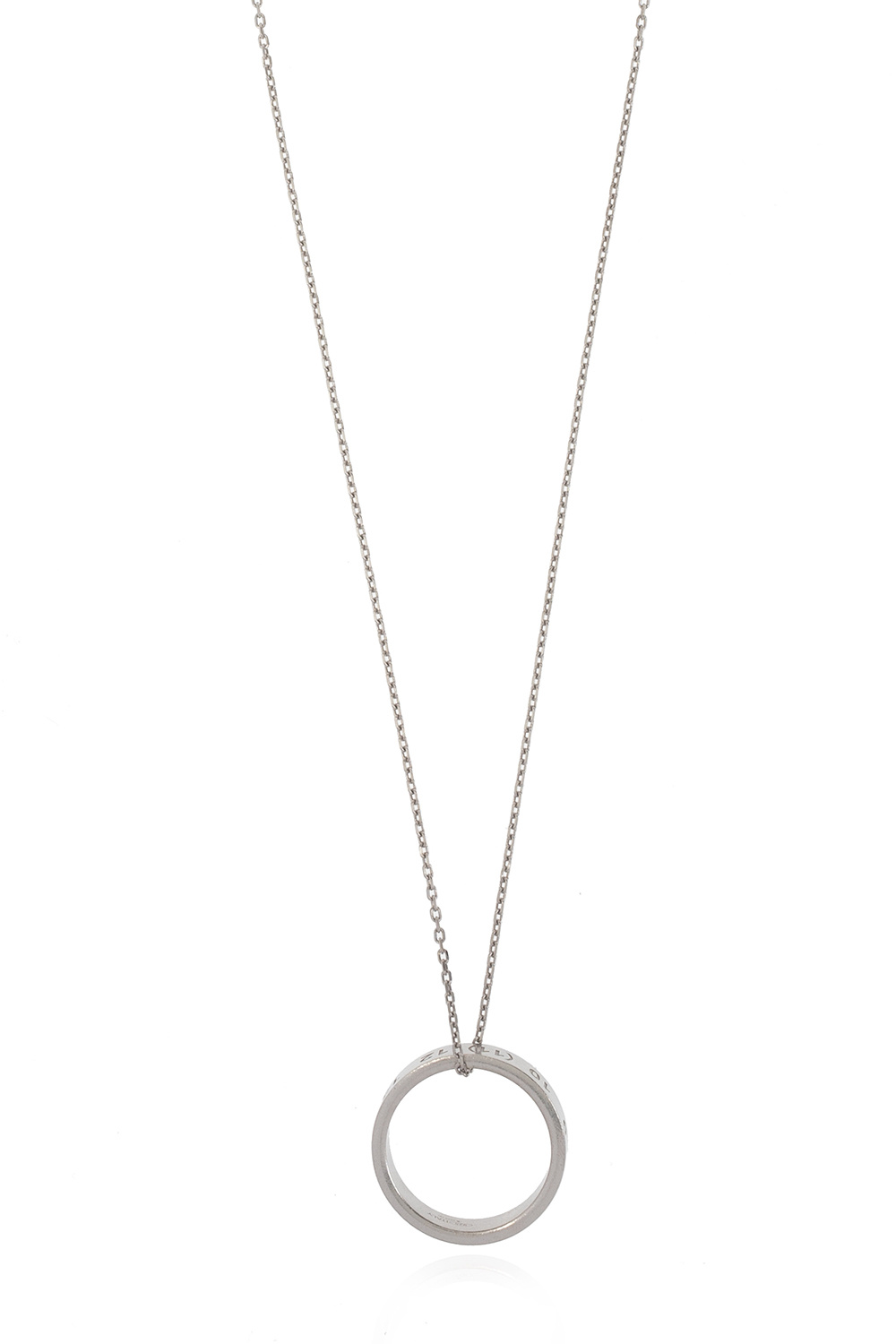 Maison Margiela Silver charm necklace