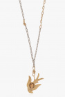 Maison Margiela GOLD Brass necklace with logo
