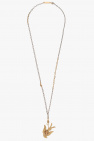 Maison Margiela GOLD Brass necklace with logo