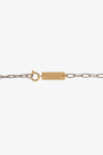 Maison Margiela GOLD Brass necklace with logo
