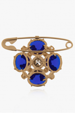 Maison Margiela BLUE Brooch with decorative pendant