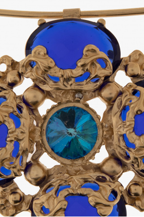 Maison Margiela BLUE Brooch with decorative pendant