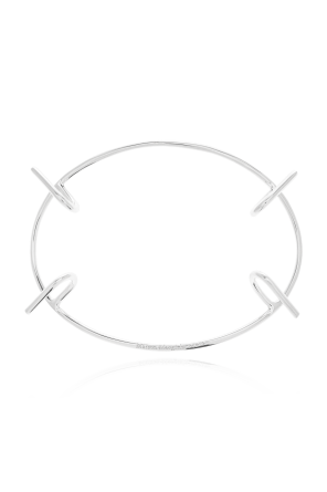 Silver lip ornament