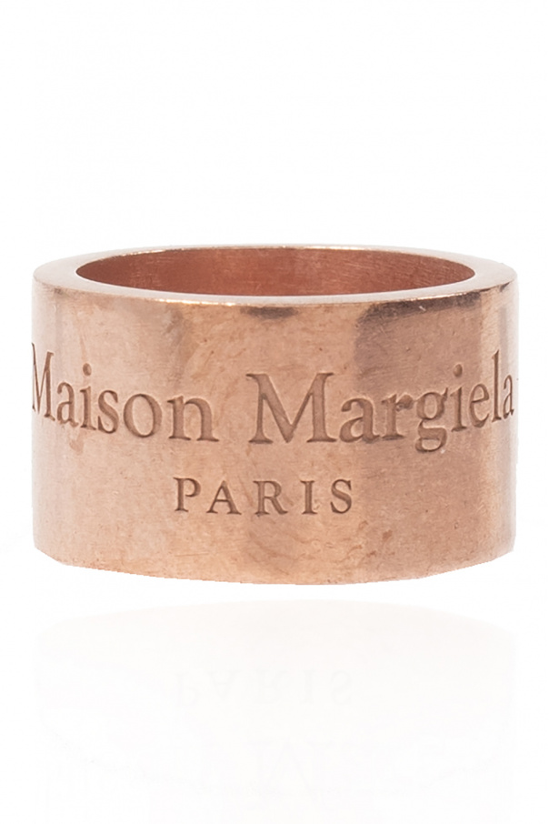 Maison Margiela Silver ring with logo