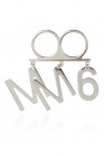 MM6 Maison Margiela Double ring with charm