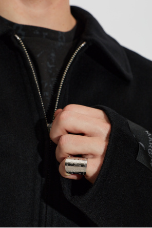 MM6 Maison Margiela Ring with engraved logo