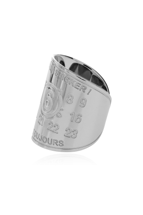 MM6 Maison Margiela Ring with engraved logo