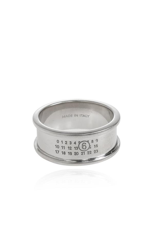 Ring with engraved logo od MM6 Maison Margiela