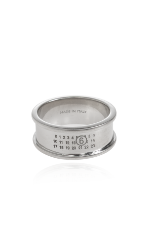 Ring with engraved logo