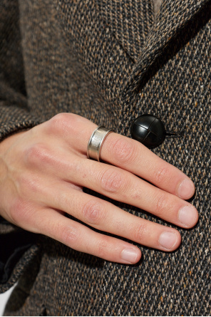 MM6 Maison Margiela Ring with engraved logo