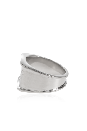 MM6 Maison Margiela Signet ring with engraved logo