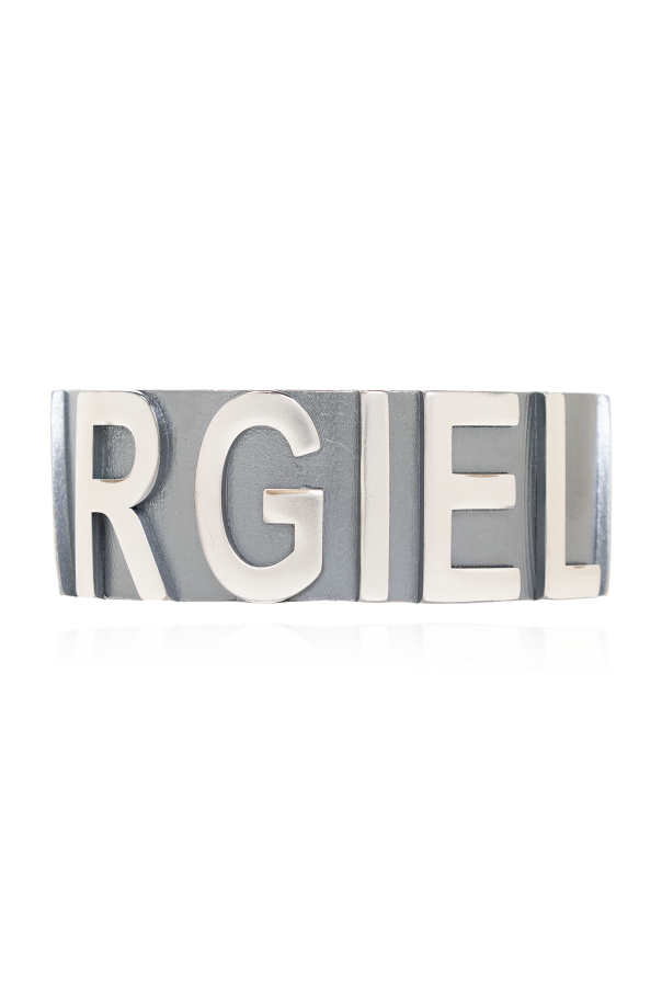 Brass bracelet with logo od MM6 Maison Margiela