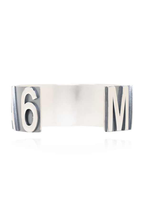 MM6 Maison Margiela Brass bracelet with logo