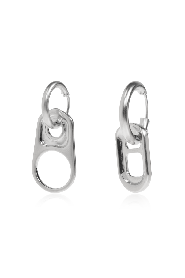 Asymmetrical earrings od MM6 Maison Margiela