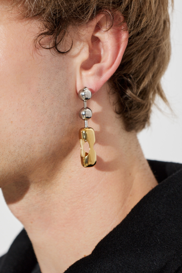 MM6 Maison Margiela Asymmetric earrings
