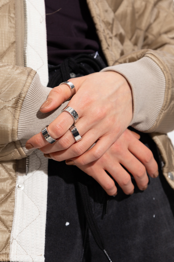 MM6 Maison Margiela Set of four rings