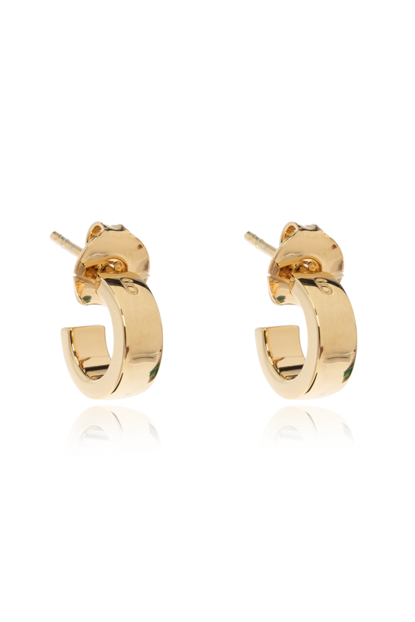 Earrings with engraved logo od MM6 Maison Margiela