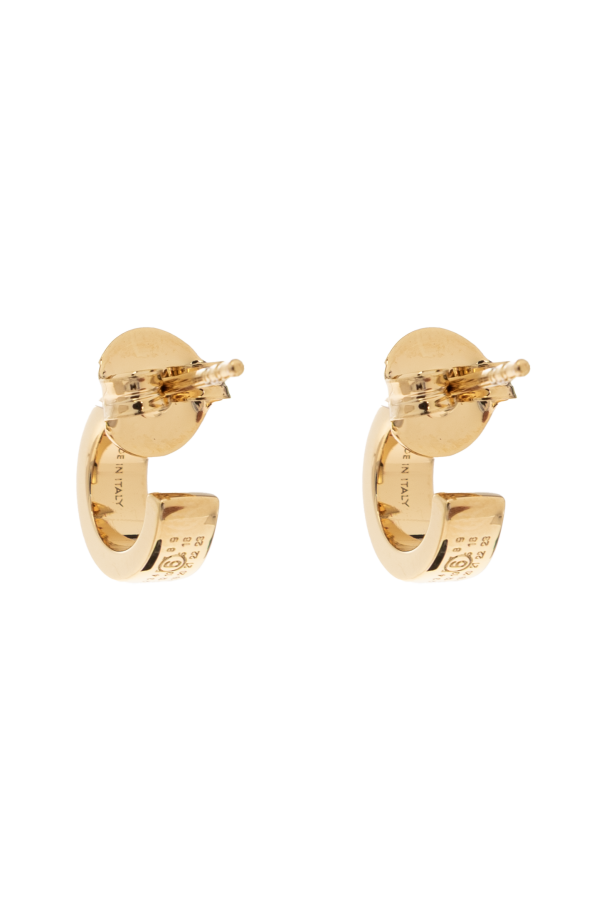 MM6 Maison Margiela Earrings with engraved logo