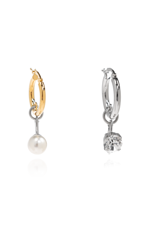 Brass earrings od MM6 Maison Margiela