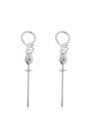 Single earring with pendant