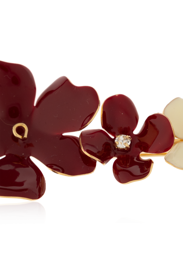 Marni Brooch with shimmering crystals